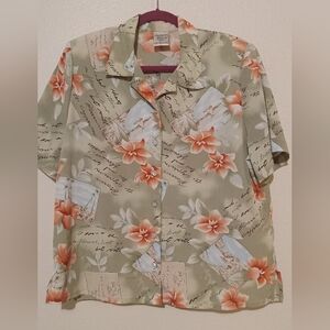 Floral Print Women's Shirt